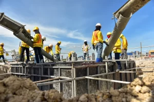 Vaciado de cemento