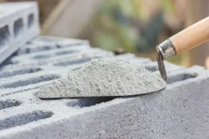 cemento polvo paleta puesta ladrillo construcción, cemento, cemento gris, concreto