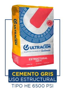 Cemento gris uso estructural